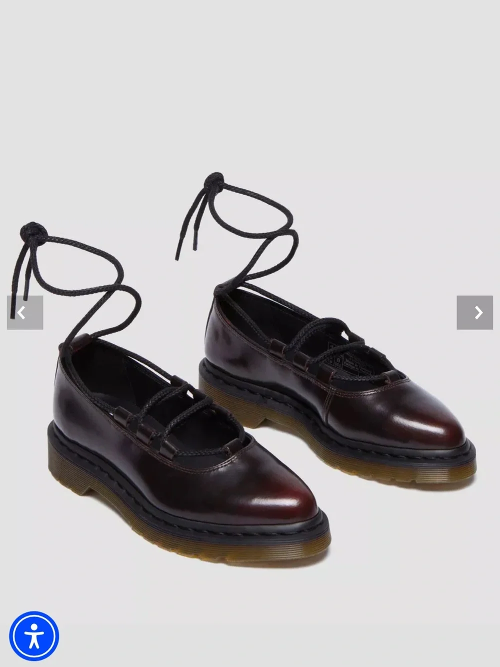 Dr. Martens Elphie II Mary Jane in Cherry Red